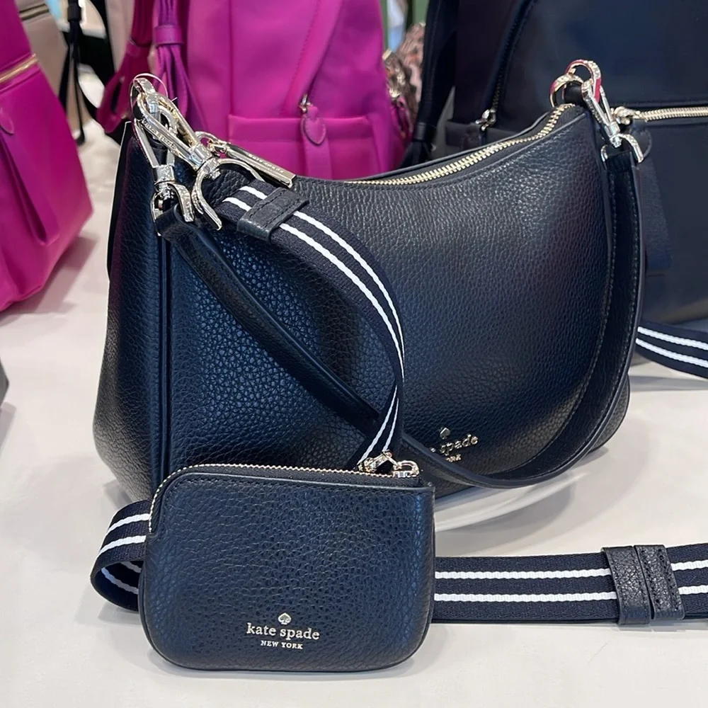 Kate Spade Rosie Shoulder Bag With Tech Attachment AirPod 
Black 
NWT - Picture 4 of 16